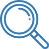 icon of magnifying glass to review contracts